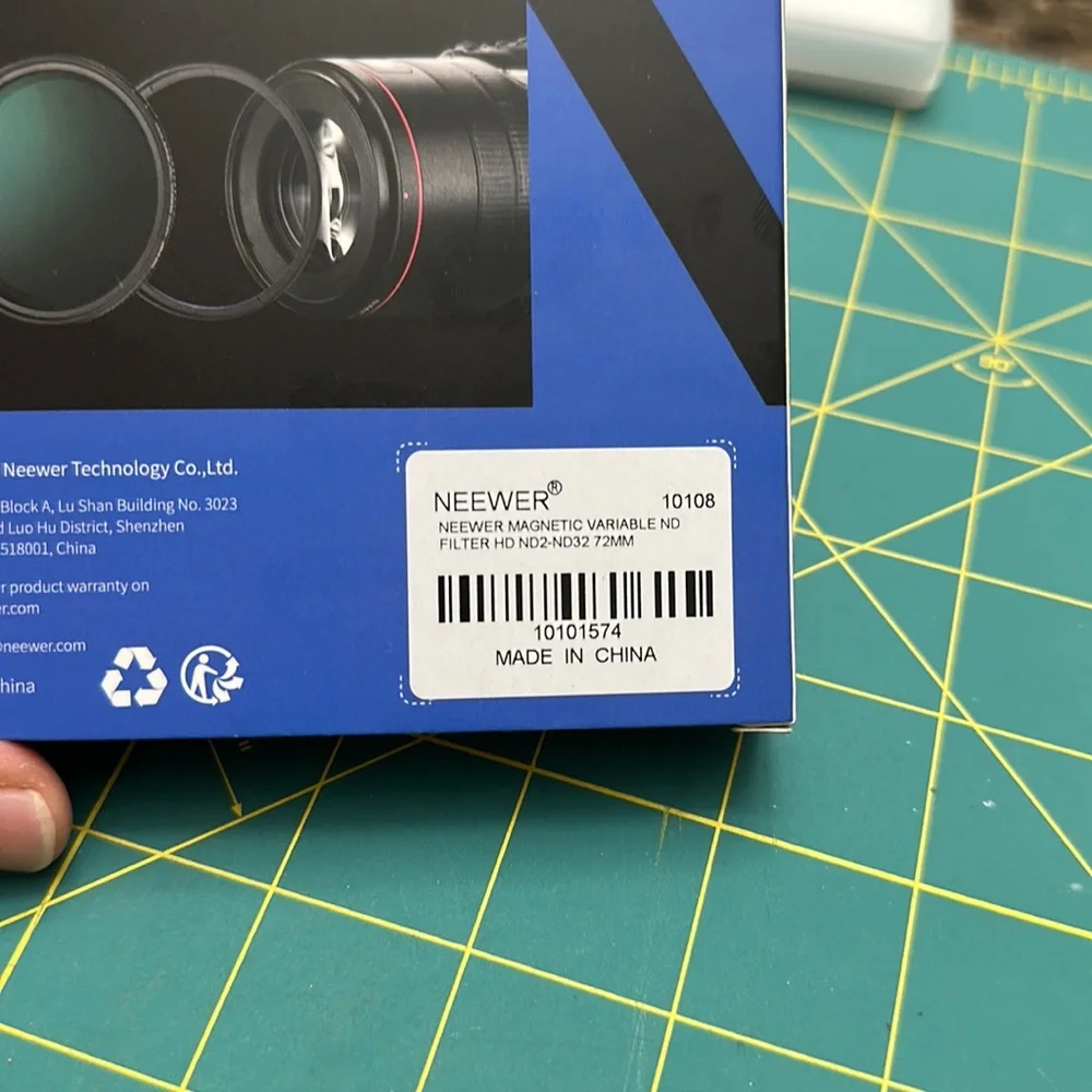 Neewer 72mm MAGNETIC ND2-ND32 Filter